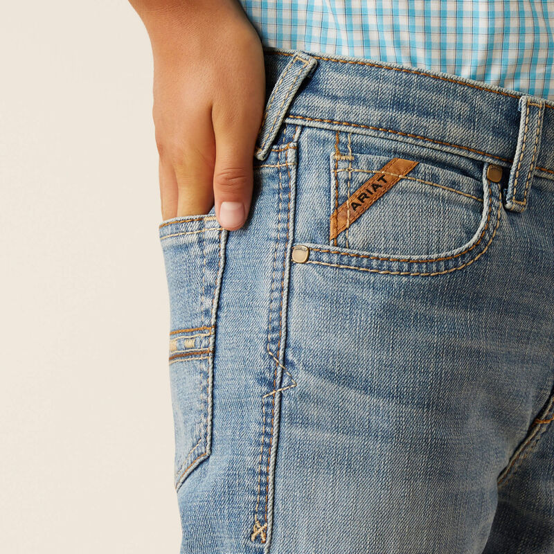Boys Ariat B4 Otis Boot Cut Jean - Leonard (7586091237453)