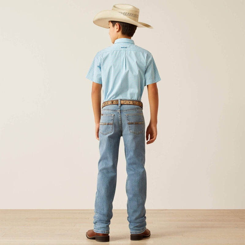 Boys Ariat B4 Otis Boot Cut Jean - Leonard (7586091237453)
