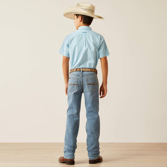 Boys Ariat B4 Otis Boot Cut Jean - Leonard (7586091237453)