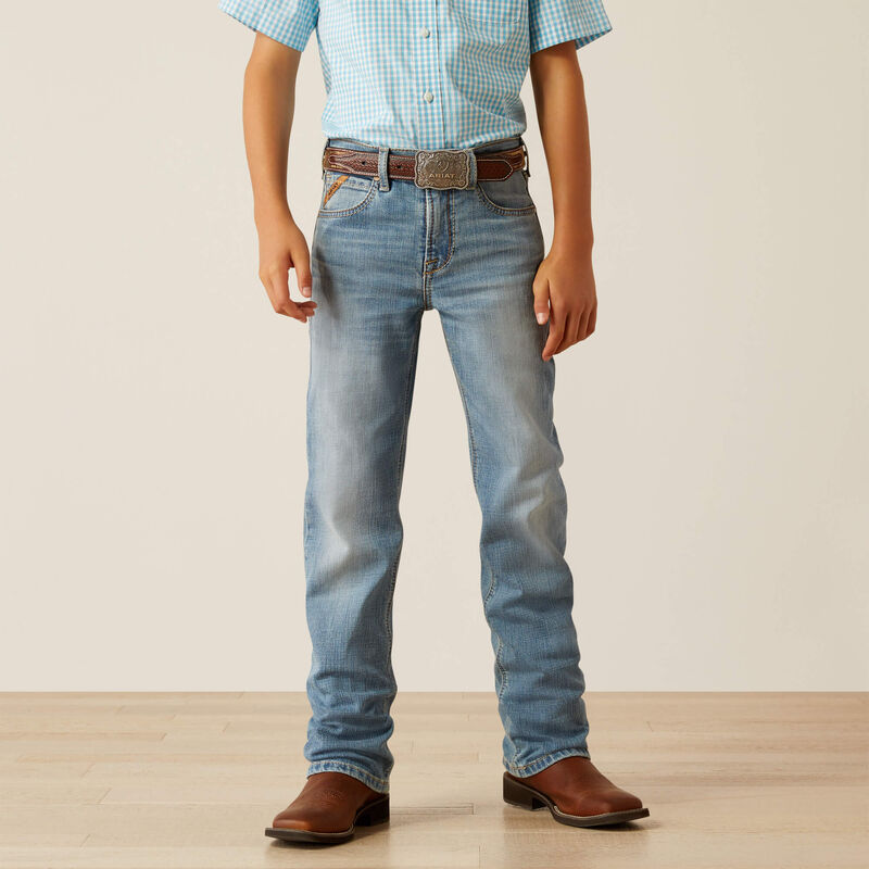 Boys Ariat B4 Otis Boot Cut Jean - Leonard (7586091237453)