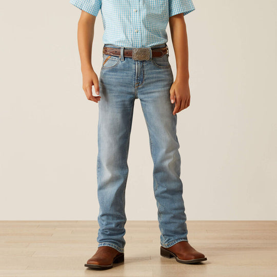 Boys Ariat B4 Otis Boot Cut Jean - Leonard (7586091237453)