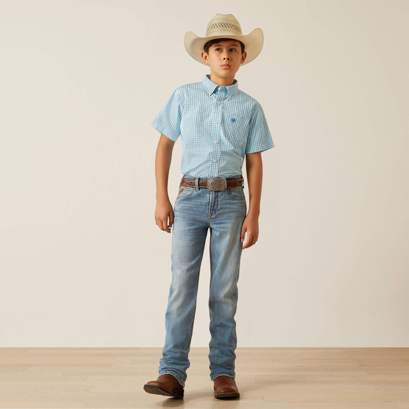 Boys Ariat B4 Otis Boot Cut Jean - Leonard (7586091237453)