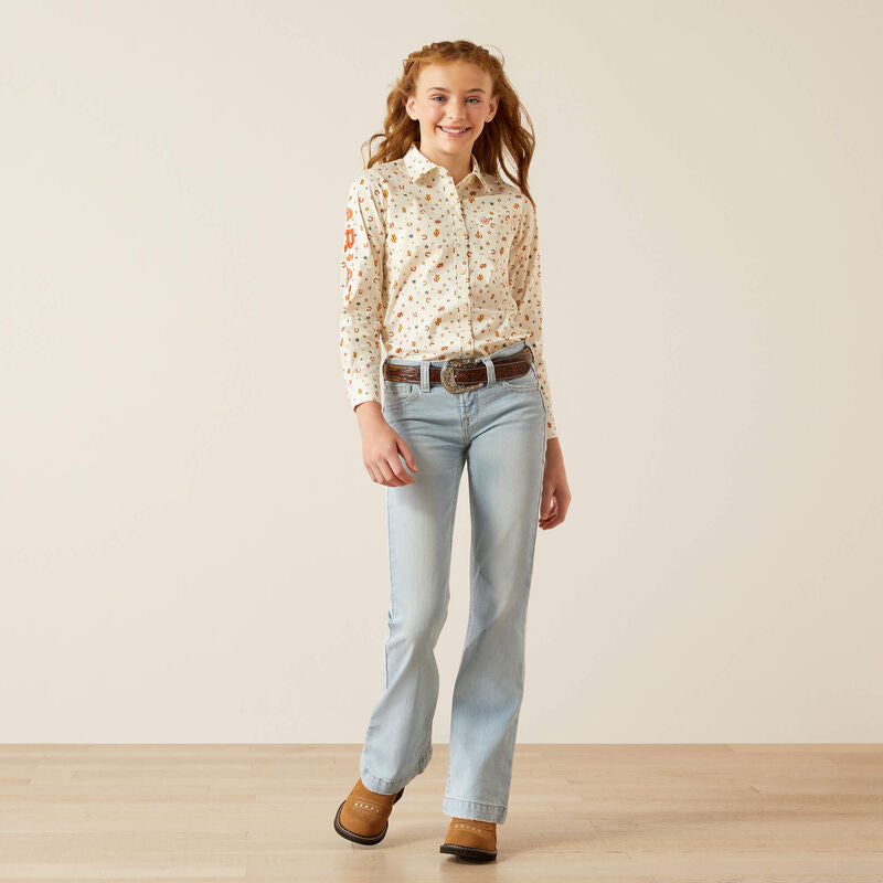 Girls Ariat Zoe Trouser Jean - Mina (7586091368525)