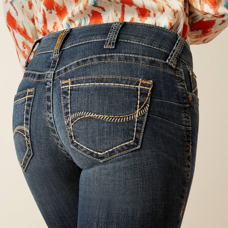 Womens Ariat Lilla Mid Rise Boot Cut Jean - Missouri (7586132230221)