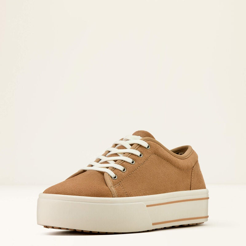 Womens Ariat Skylar Shoe - Dark Tan Suede (7457213612109)