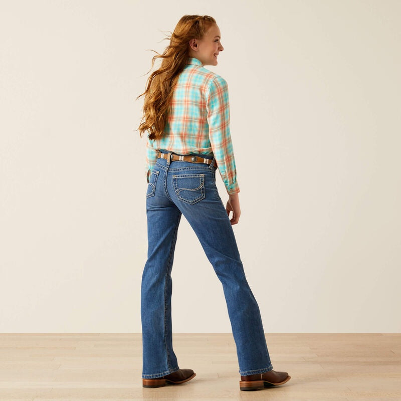 Girls Ariat Lilla Boot Cut Jean - Ashland (7586091335757)