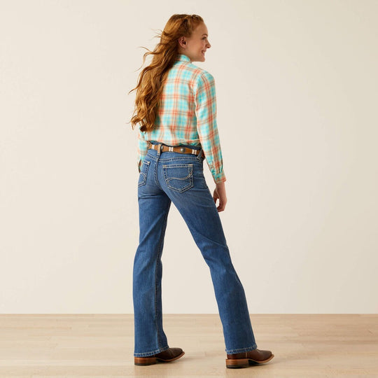 Girls Ariat Lilla Boot Cut Jean - Ashland (7586091335757)