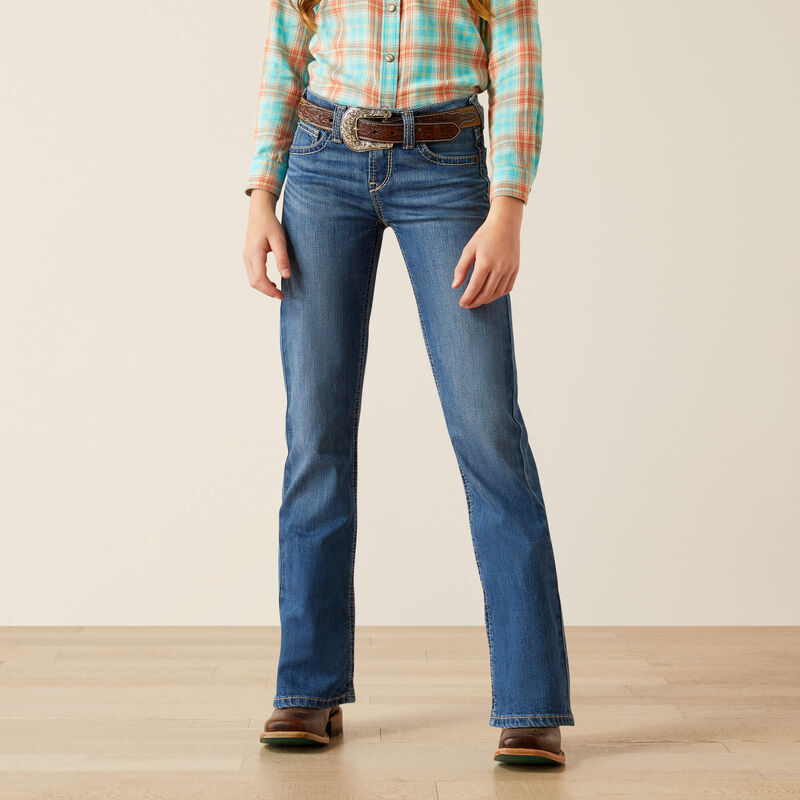 Girls Ariat Lilla Boot Cut Jean - Ashland (7586091335757)