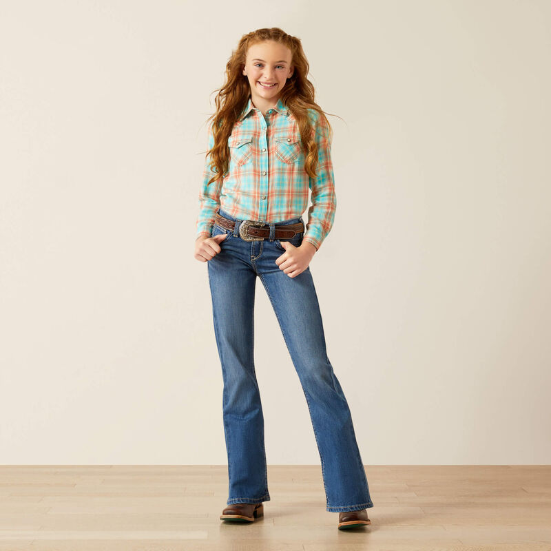 Girls Ariat Lilla Boot Cut Jean - Ashland (7586091335757)
