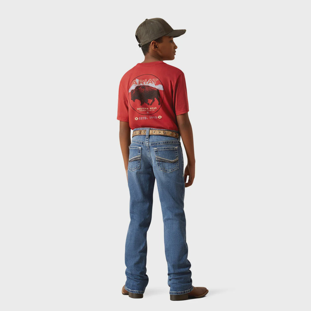 Boys Ariat B4 Boot Cut Jean - August Cory