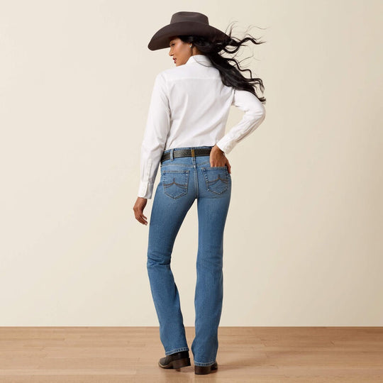 Womens Ariat Nayelli Perfect Rise Acclimatize Boot Cut Insulated Jean - Panama
