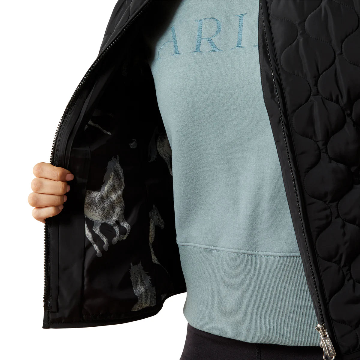 Womens Ariat Ashley 2.0 Insulated Vest - Black W26