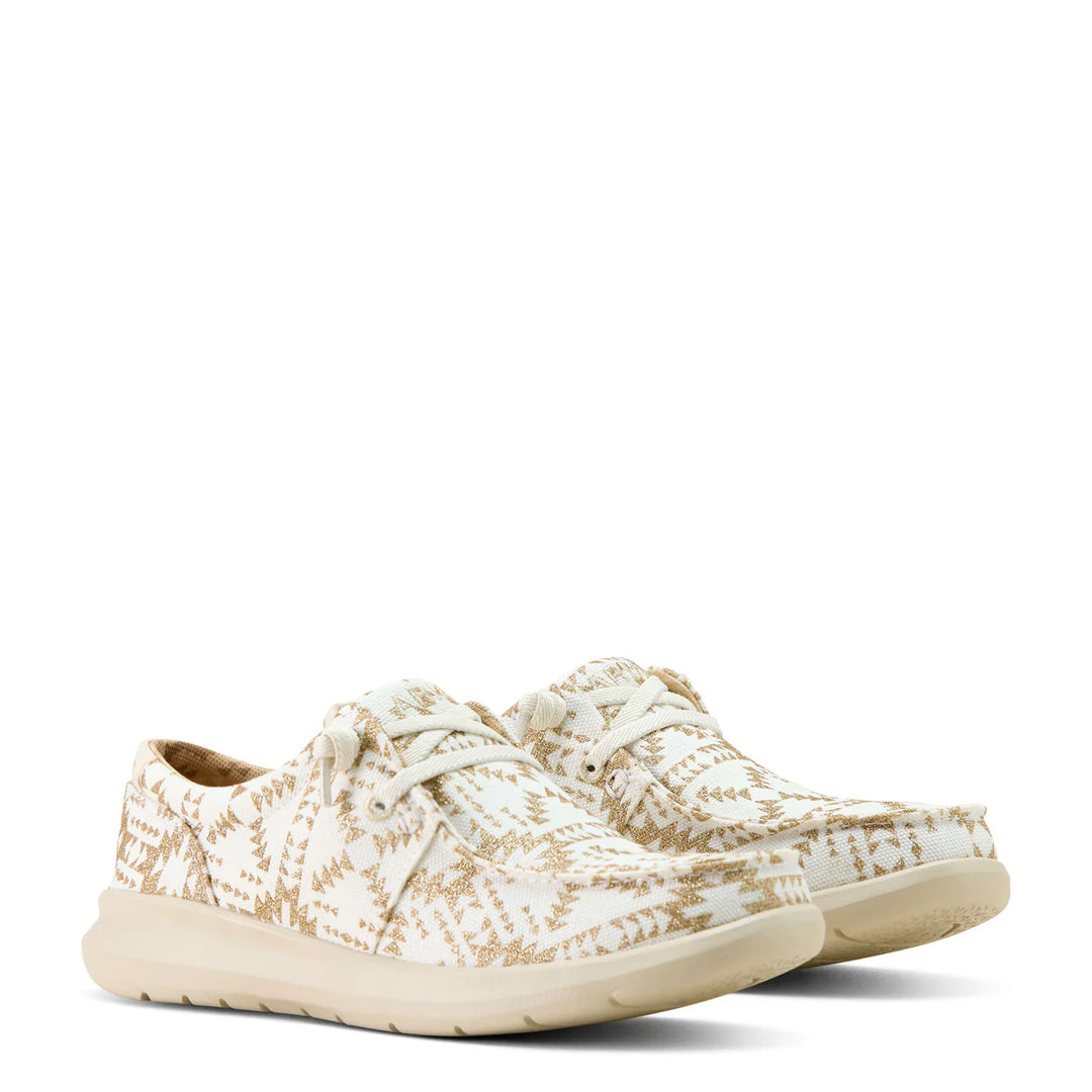 Womens Ariat Hilo Southwestern Glitter Slip on Shoe
