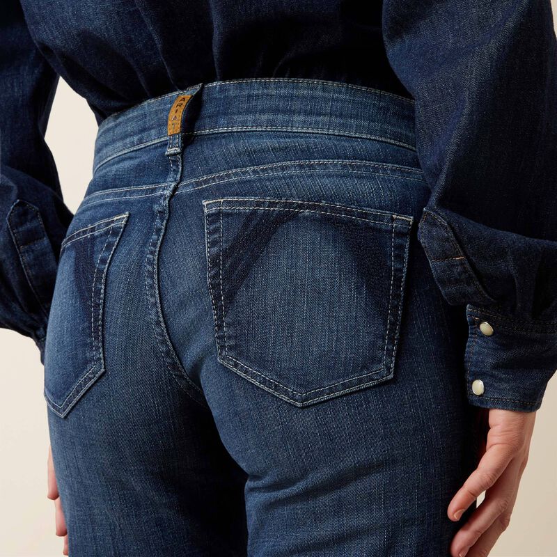 Womens Ariat Catalaya Perfect Rise Trouser Jean - Plumas
