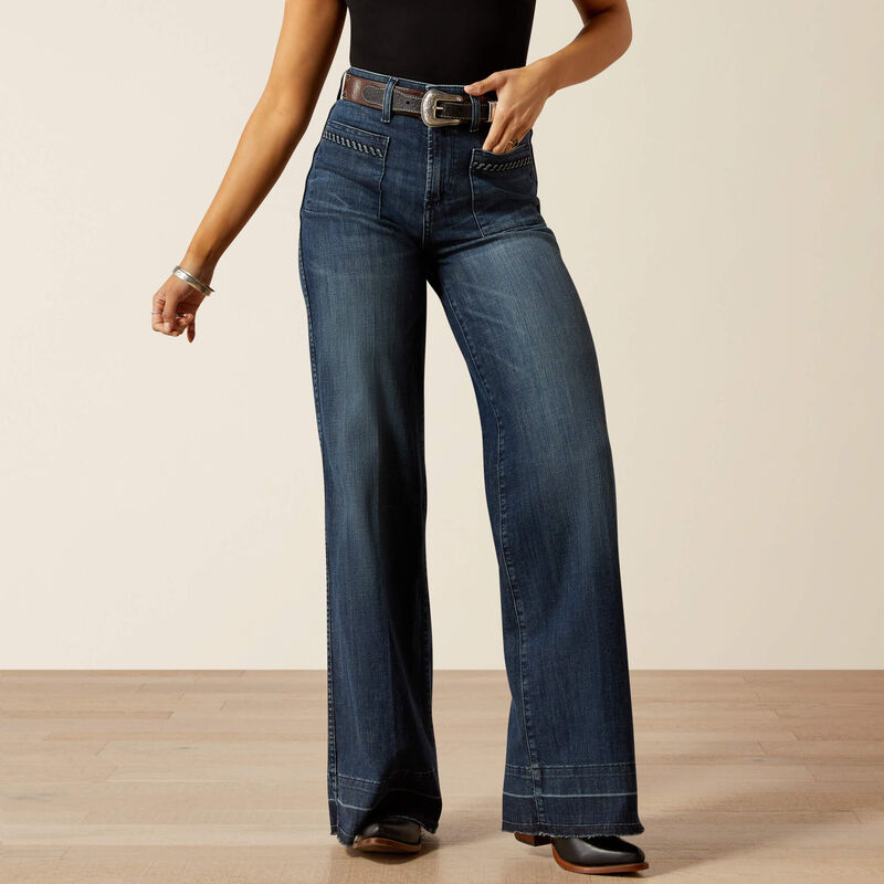 Womens Ariat Jill Ultra High Rise Wide Leg Jean - Pasadena
