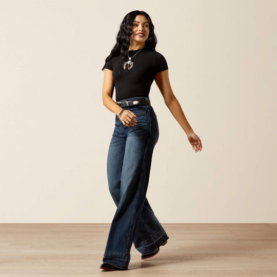 Womens Ariat Jill Ultra High Rise Wide Leg Jean - Pasadena