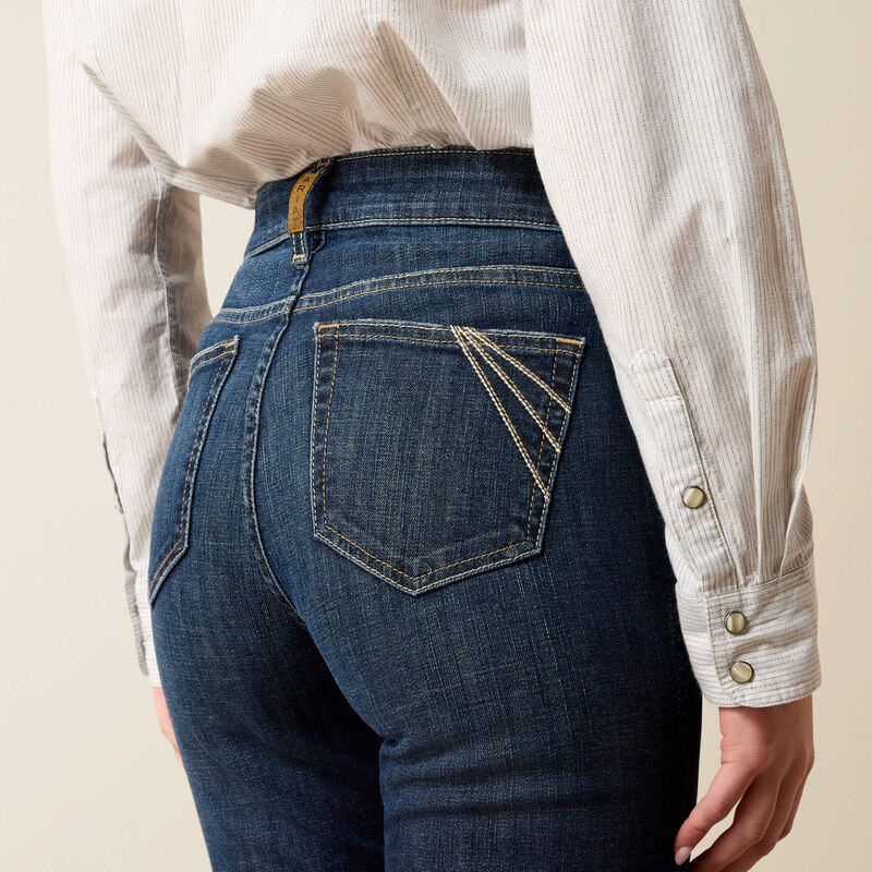 Womens Ariat Vivienne High Rise Slim Trouser Jean - Plumas