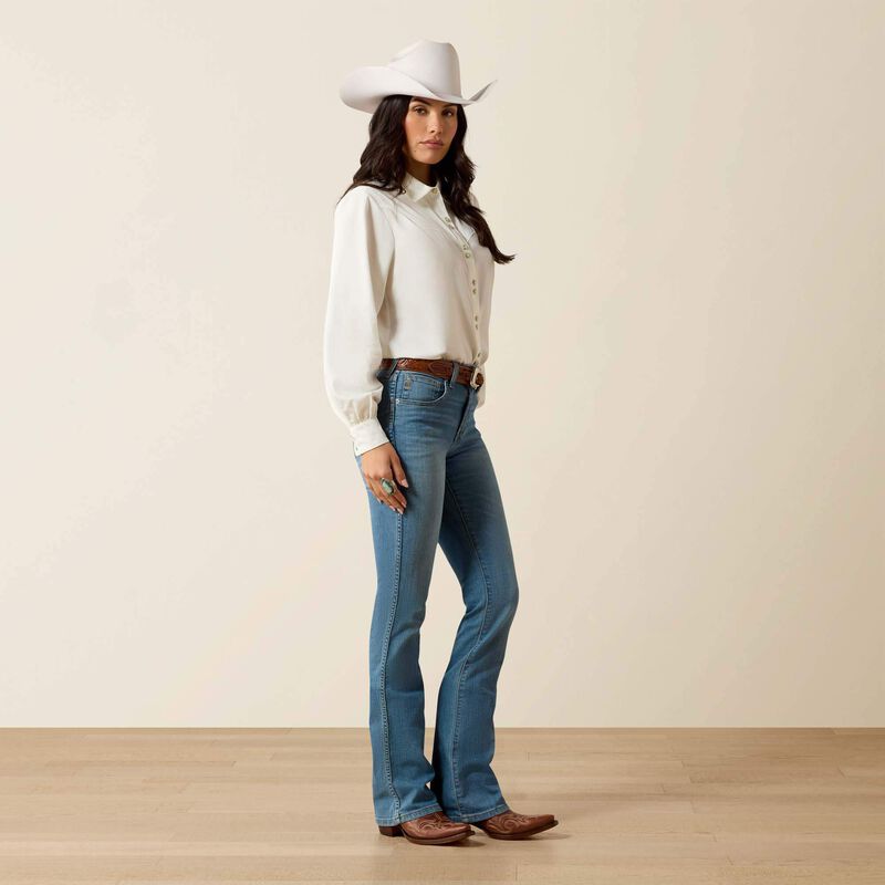 Womens Ariat Lorena High Rise Boot Cut Jeans - Tennessee