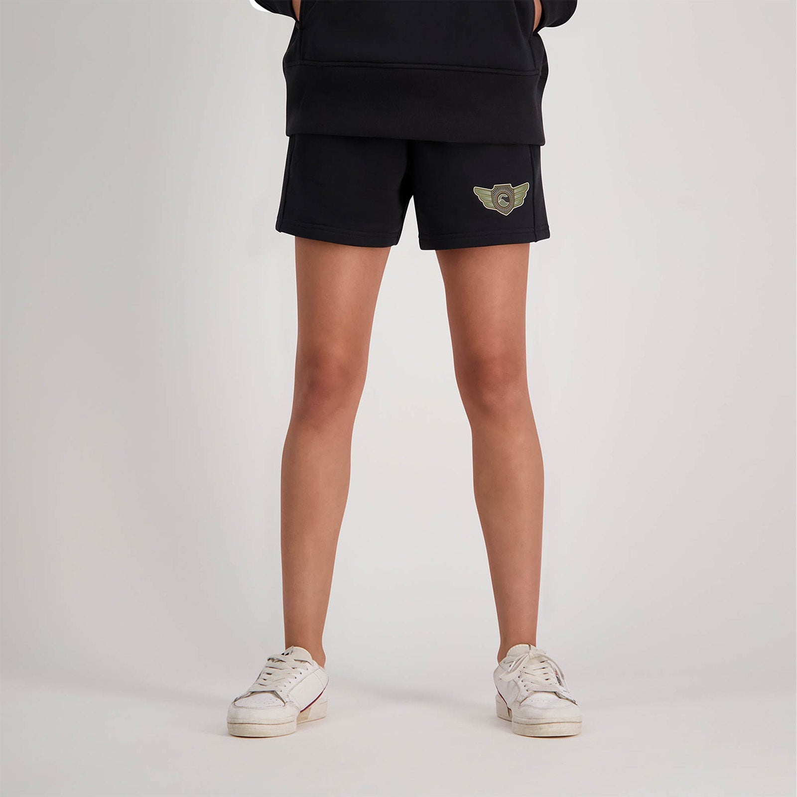 Womens Canterbury Force 5 inch Knit Shorts - Jet Black (7348531527757)