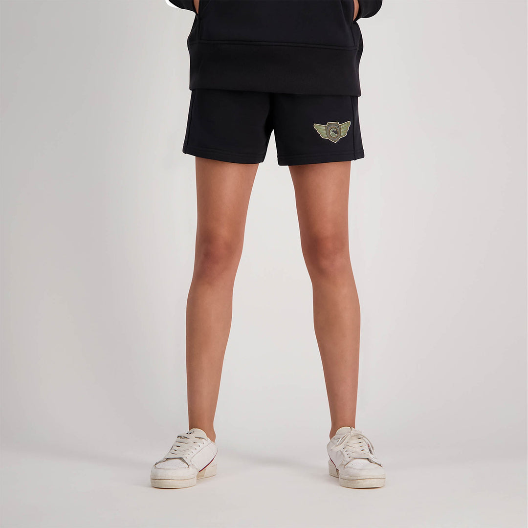 Womens Canterbury Force 5 inch Knit Shorts - Jet Black (7348531527757)