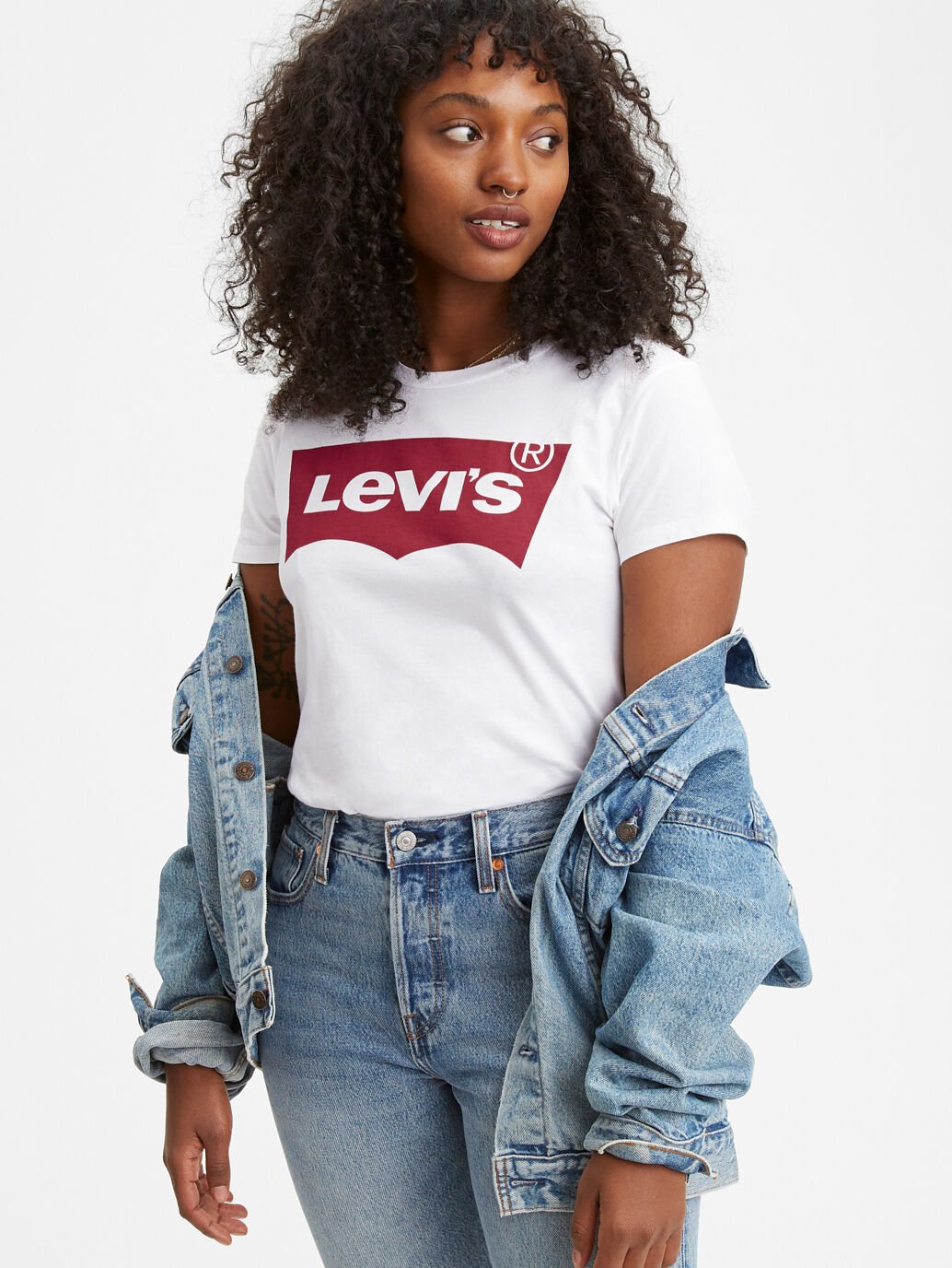 Womens Levi's Perfect Tee Tshirt (6896440016973)
