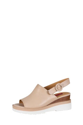 Womens Thomas Cook Esna Wedge Sandal - Nude