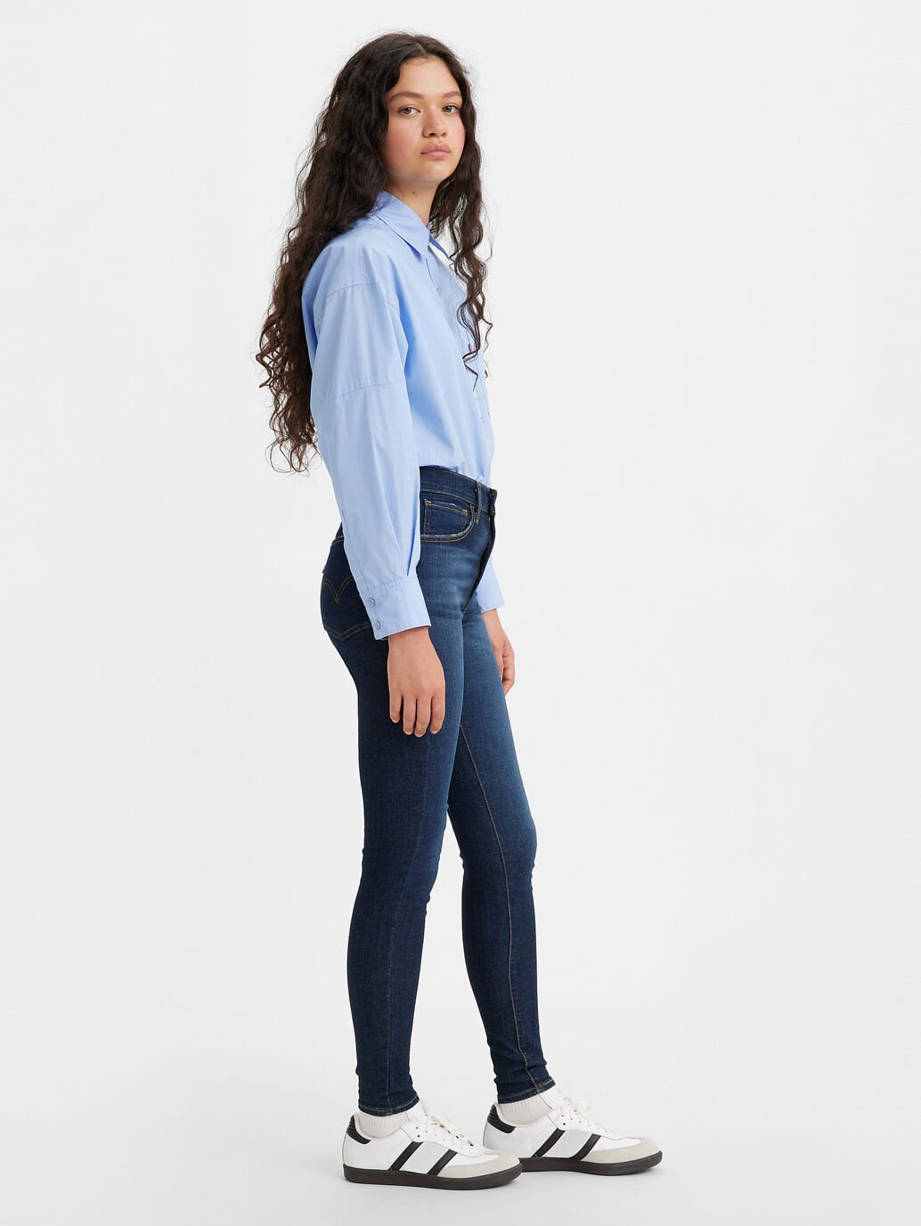 Womens Levi's Mile High Super Skinny Jeans (6896439951437)