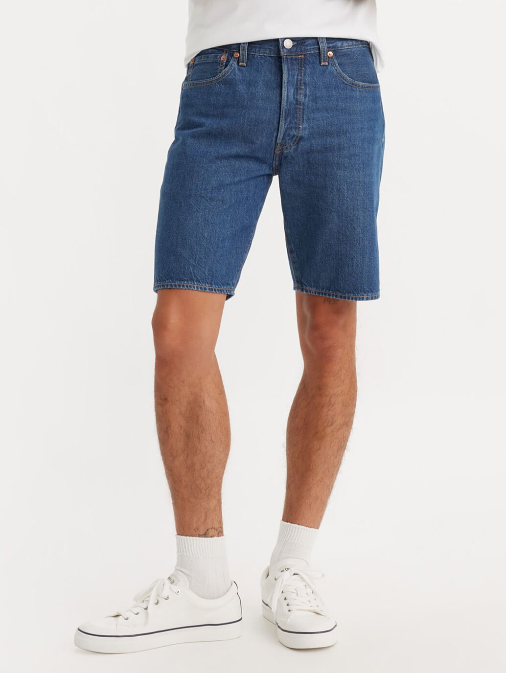 Mens Levi 501 Original Shorts - Chips & Dip Lightweight (7382630858829)