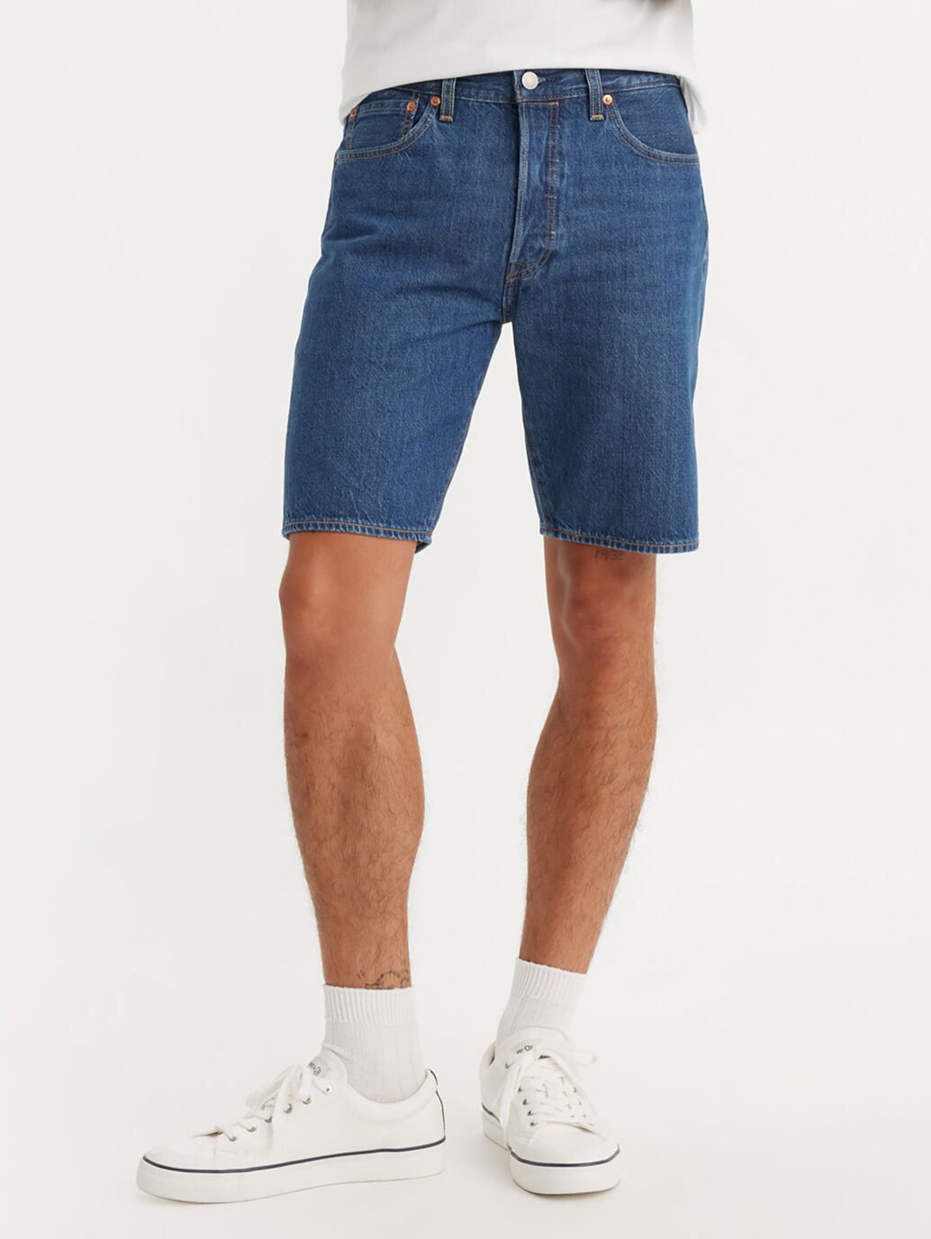 Mens Levi 501 Original Shorts - Chips &amp; Dip Lightweight (7382630858829)