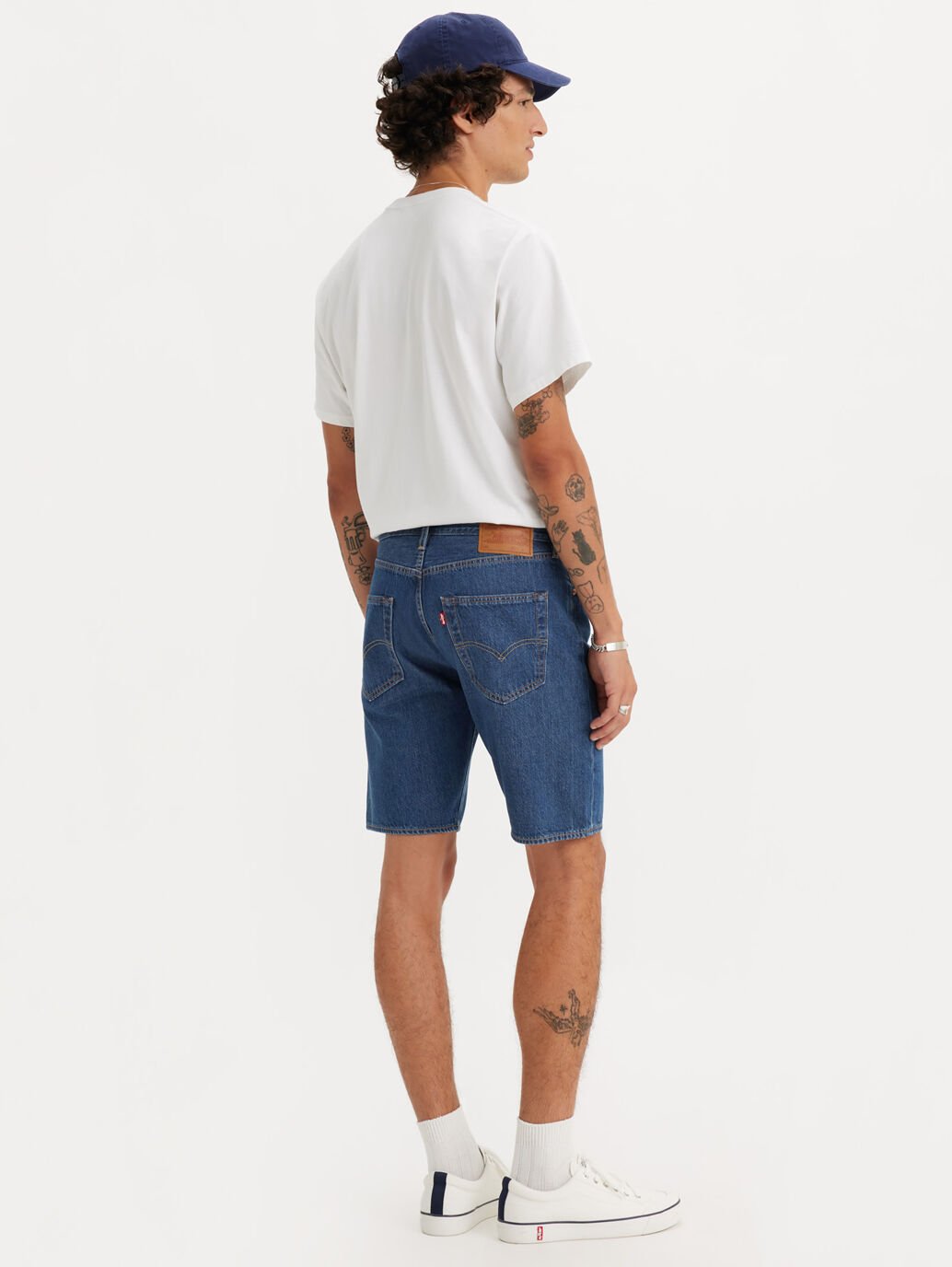 Mens Levi 501 Original Shorts - Chips & Dip Lightweight (7382630858829)