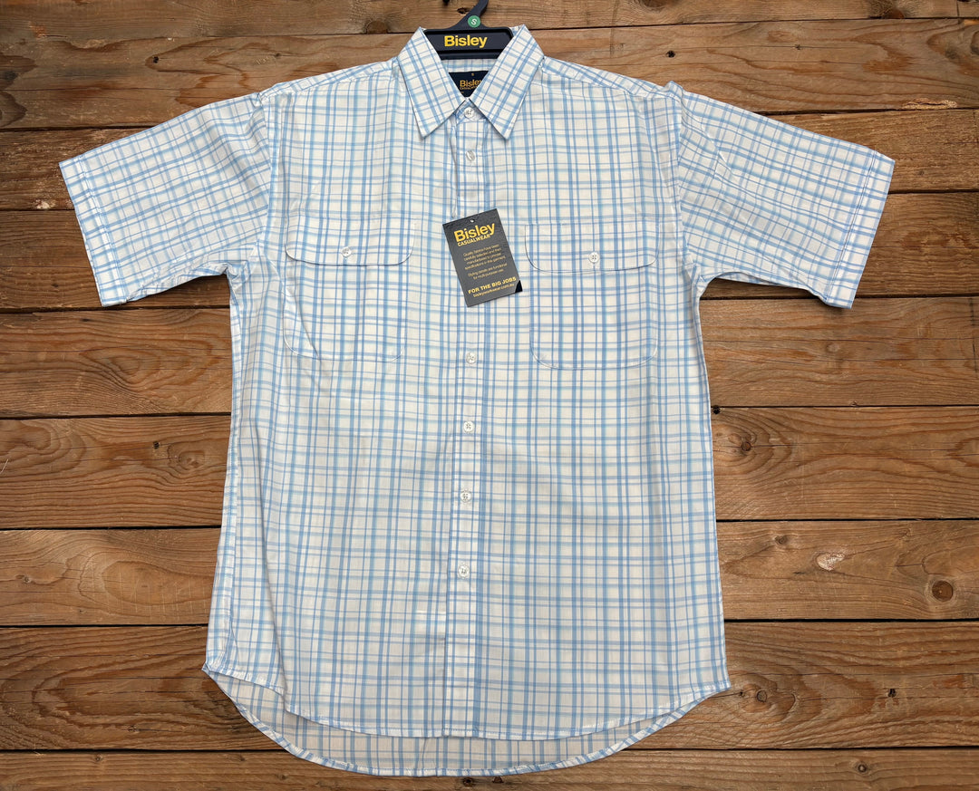 Mens Bisley SS Light Blue Shirt - LB