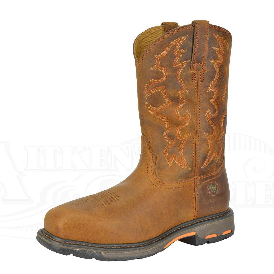 Mens Ariat Workhog WST Steel Toe Toast Premium (7433076277325)