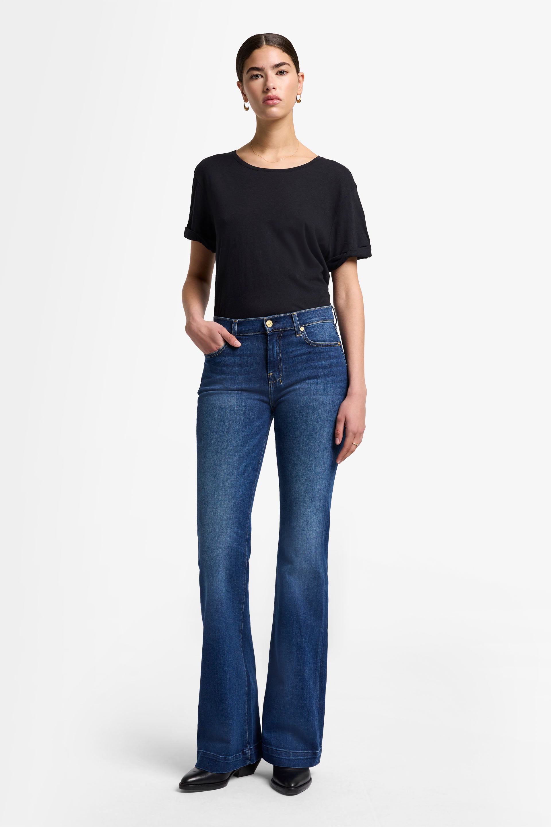 Womens 7 for All Mankind Dojo Jean -36 Leg - Medium Melrose