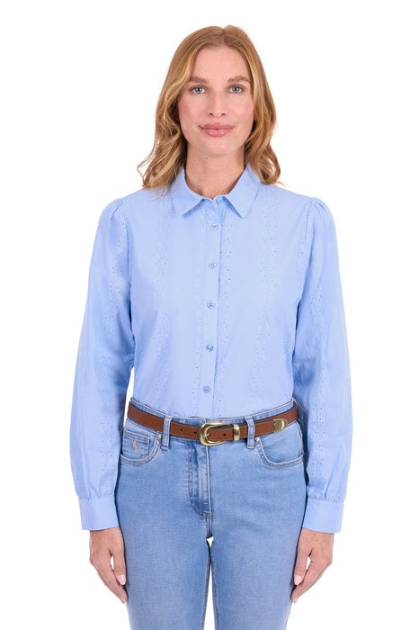 Womens Thomas Cook Amara Long Sleeve Shirt - Blue