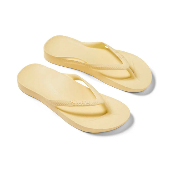 Archies Arch Support Thongs - Lemon (7225661947981)