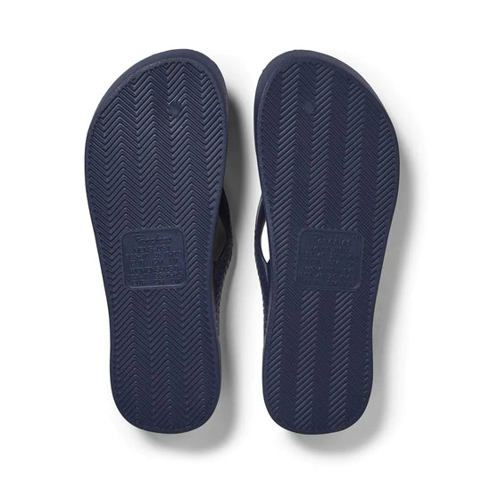 Archies Arch Support Thongs - Navy (6966176874573)
