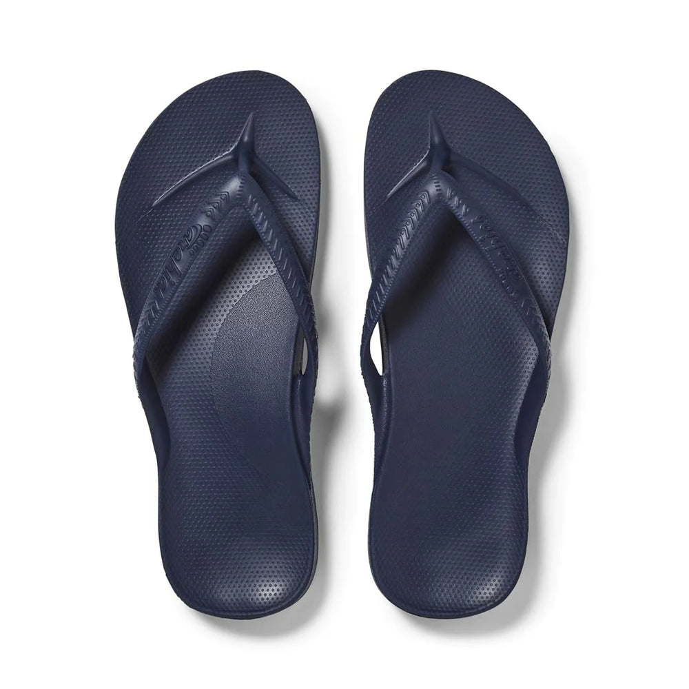 Archies Arch Support Thongs - Navy (6966176874573)