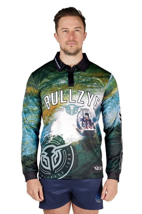 Mens Bullzye Rowdy Fishing Shirt - Multi