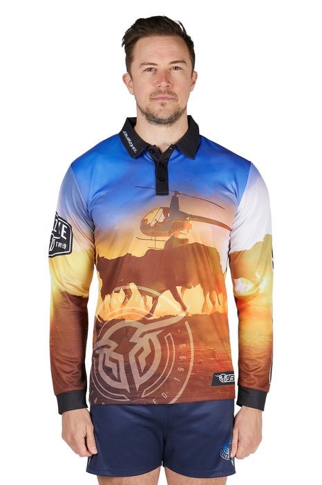 Mens Bullzye Outback Fishing Shirt - Multi