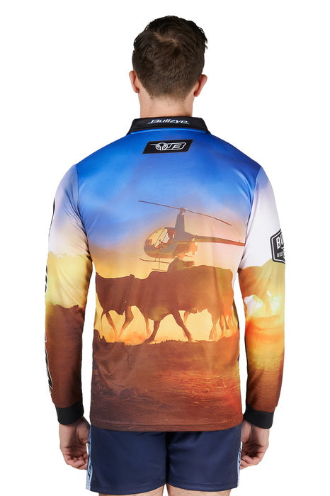 Mens Bullzye Outback Fishing Shirt - Multi