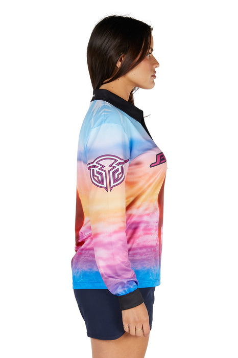 Womens Bullzye Gallop Fishing Shirt - Multi