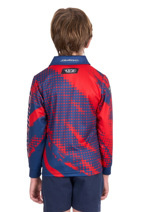 Boys Kids Bullzye Long Sleeve Fishing Shirt - Multi
