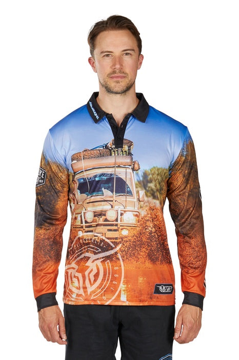 Mens Bullzye Blazing Fishing Shirt - Multi