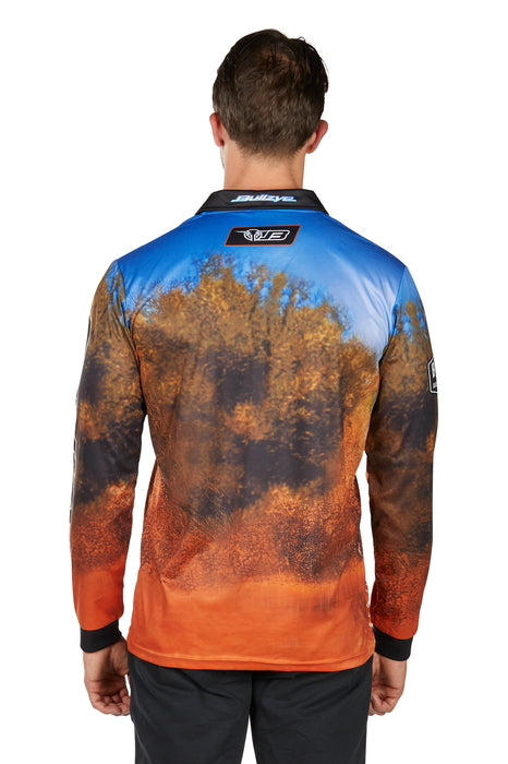 Mens Bullzye Blazing Fishing Shirt - Multi