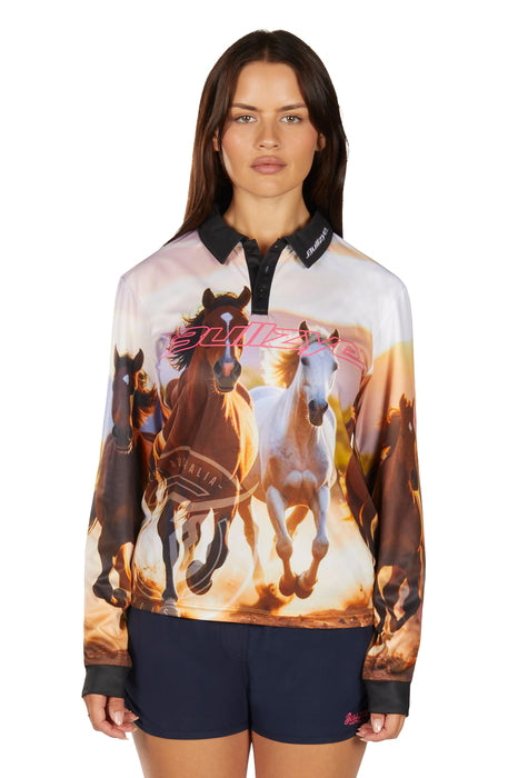 Womens Bullzye Gallop Fishing Shirt win26 - Multi