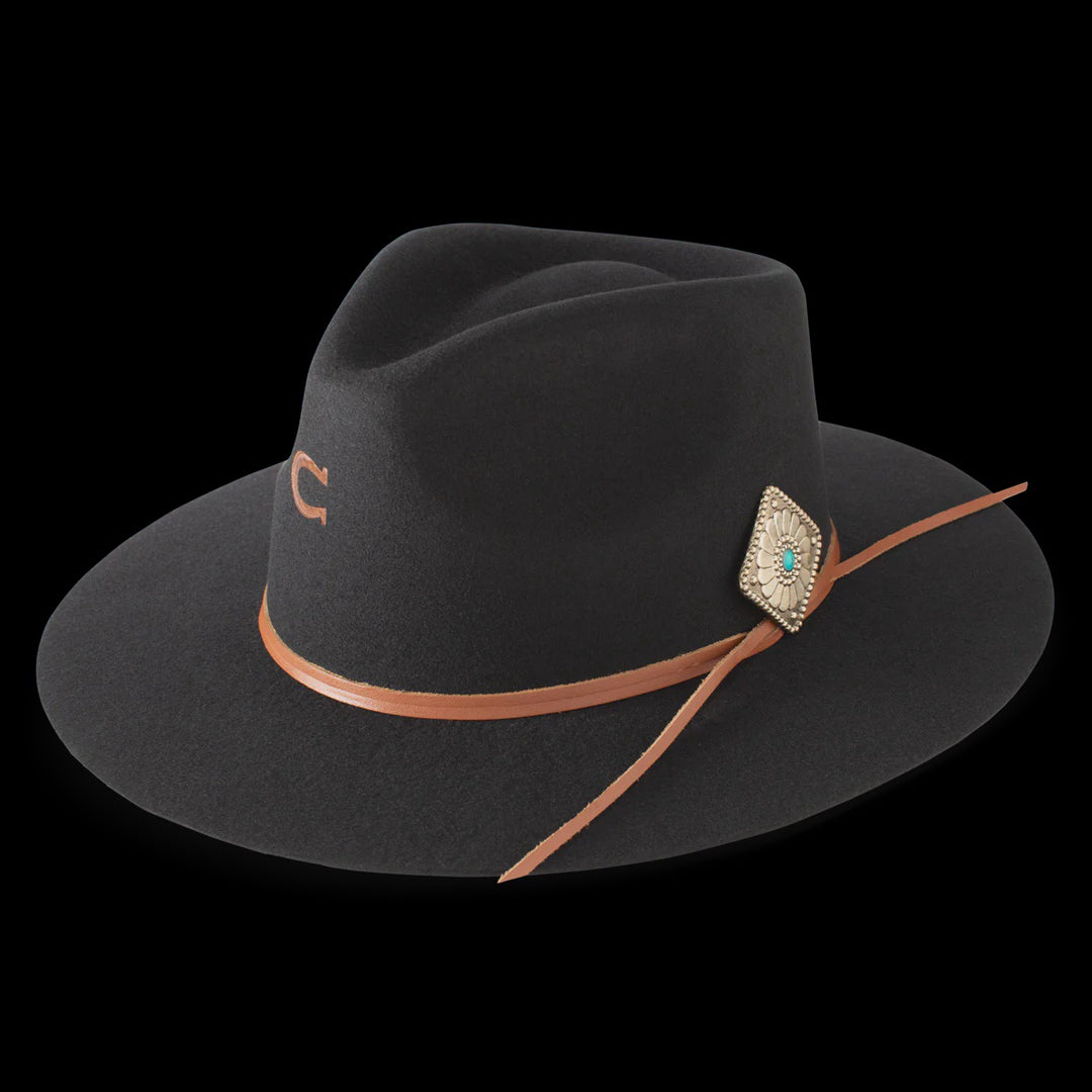 Charlie 1 Horse Hat - Lone Butte - Black (7334017335373)