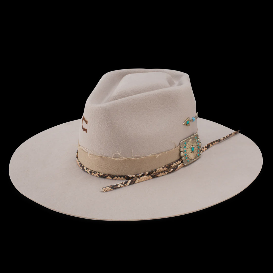 Charlie 1 Horse Hat - Spear Point - Silverbelly (7334017433677)