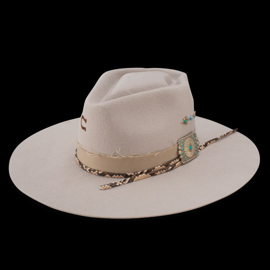 Charlie 1 Horse Hat - Spear Point - Silverbelly (7334017433677)