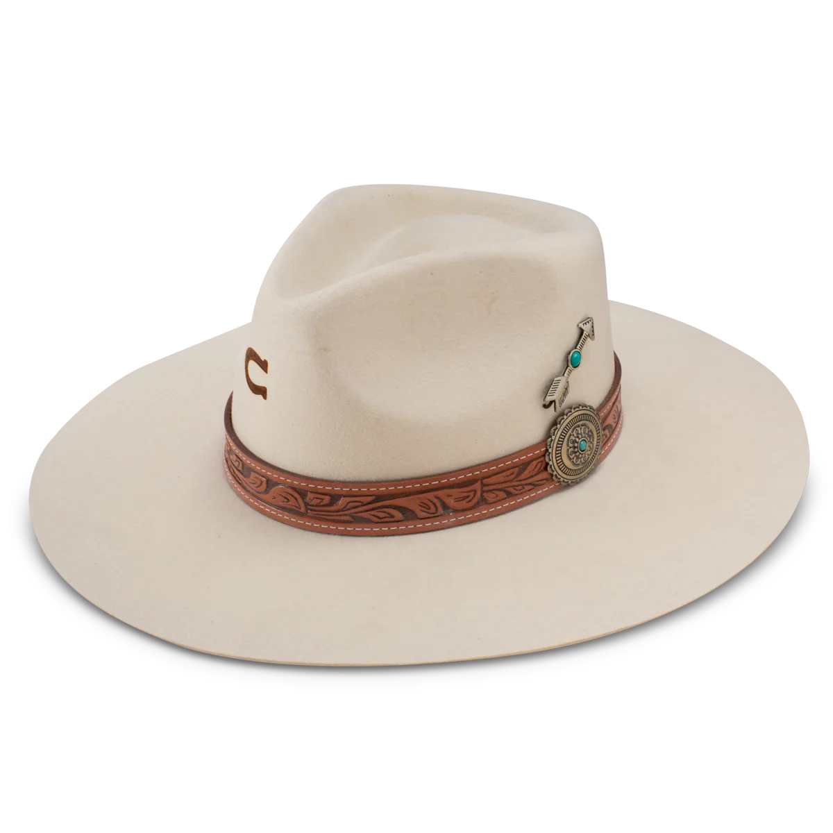 Charlie 1 Horse Hat - White Sands - Ivory (7334017531981)