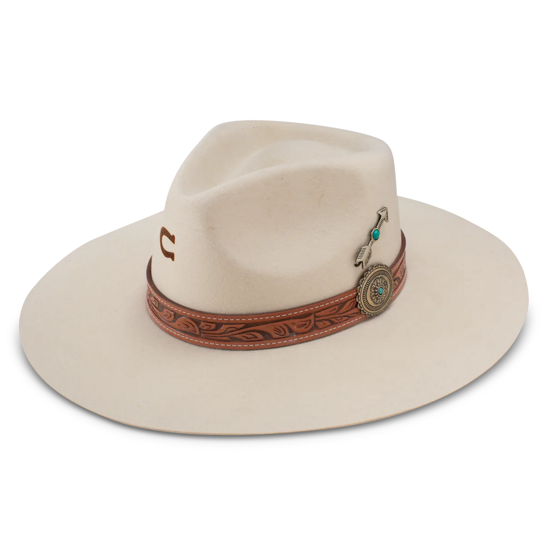 Charlie 1 Horse Hat - White Sands - Ivory (7334017531981)